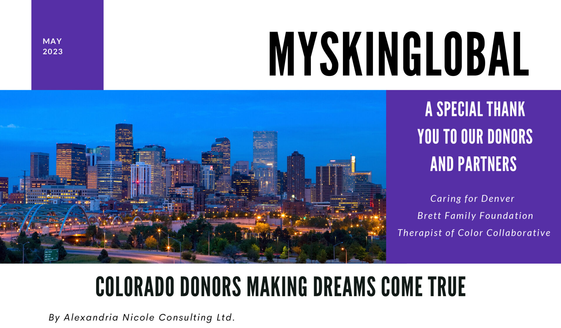 COLORADO DONORS MAKING DREAMS COME TRUE